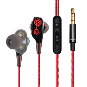 LP-E88 4D sport Earphones Bass Stereo Headset In ear headphones with microphone