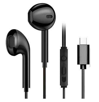 LP-E82 HuaWei Xiao Mi Type-C earphone wired headphones Sport Headset with Mic Volume control 
